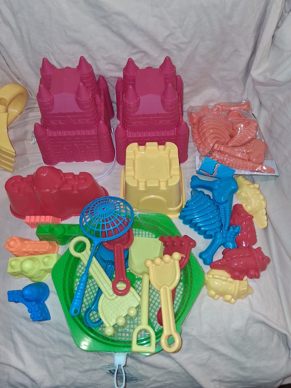 Kids Sand Toy Set - Bright Multicolor Beach Play Tools